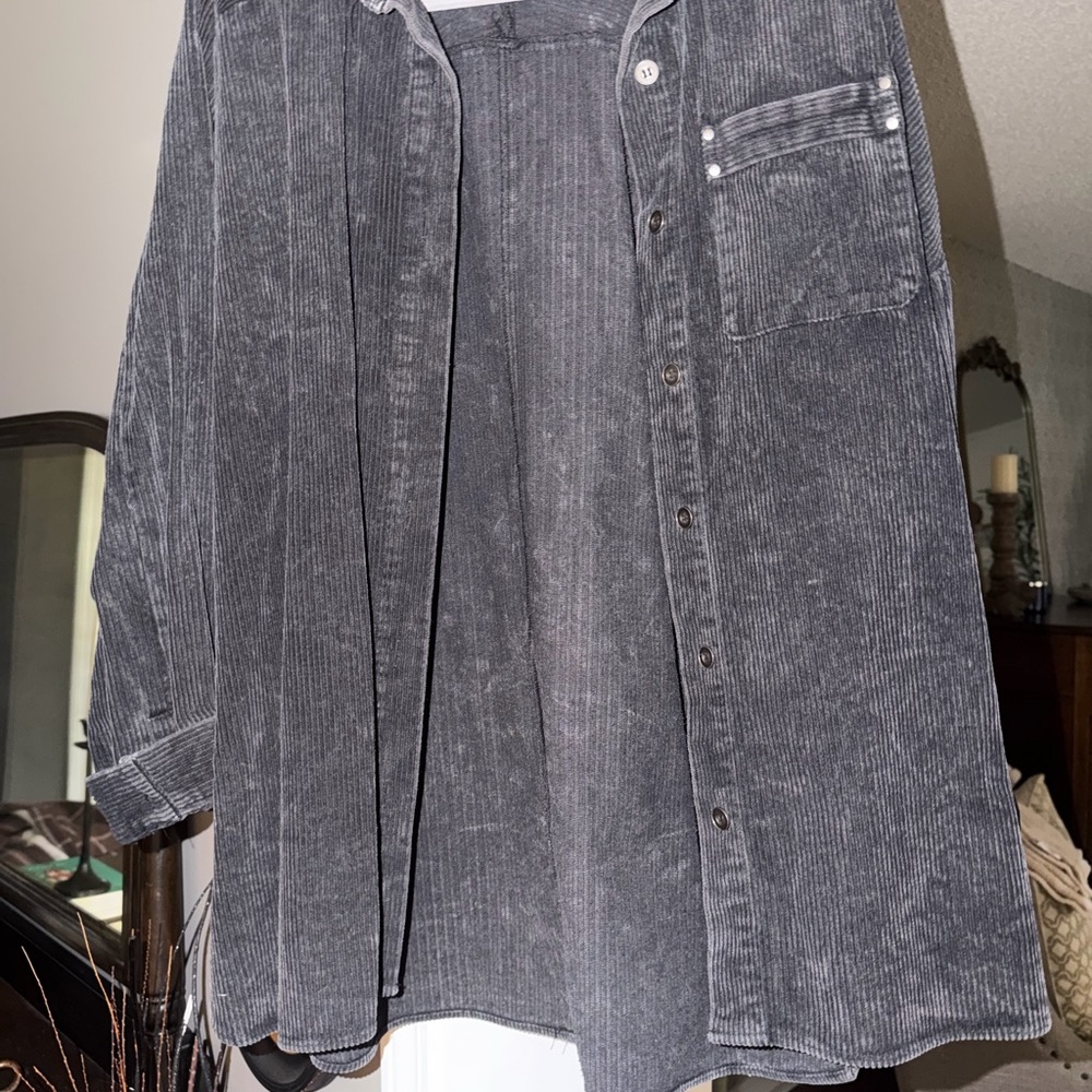 Vintage Havana Gray Corduroy Jacket